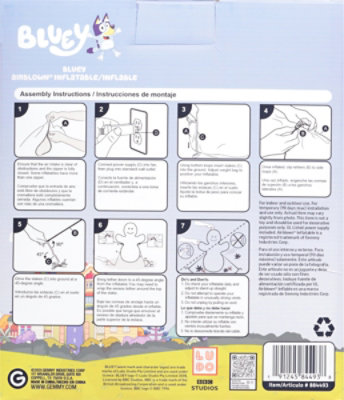 Gemmy Industries 4 Feet Holiday Bluey Inflatable - Each - Image 3