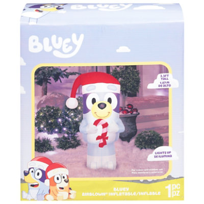 Gemmy Industries 4 Feet Holiday Bluey Inflatable - Each - Image 1