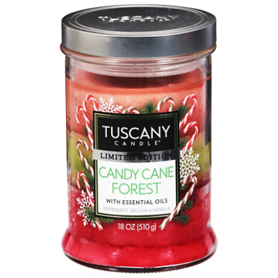 Tuscany Candle Candy Cane Forest Triple Pour - 18 Oz - Image 1