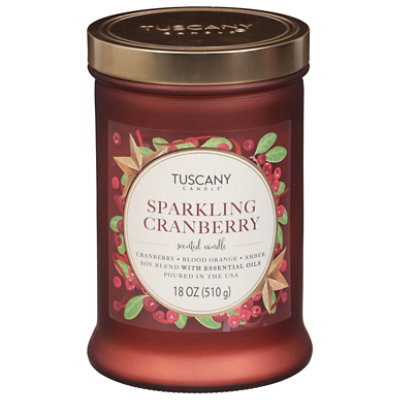 Tuscany Candle Sparkling Cranberry Candle - 18 Oz - Image 2