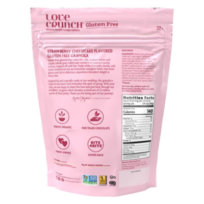 Natures Path Granola Love Strawberry Cheesecake Gluten Free - 11 OZ - Image 2