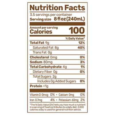 Malk Coconut Unsweetened Organic - 28 FZ - Image 3