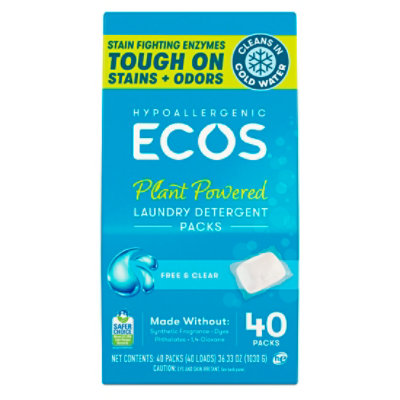 ECOS Laundry Detergent Liquid With Built In Fabric Softener 2X