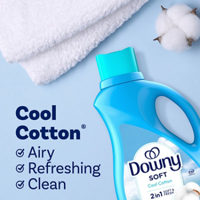 Downy Soft Liquid Fabric Conditioner, Cool Cotton - 44 Fl. Oz - 44 FZ - Image 5