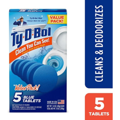 Ty D Bol Toilet Auto Blue Tablet - 5 CT - Image 2