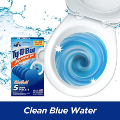 Ty D Bol Toilet Auto Blue Tablet - 5 CT - Image 4