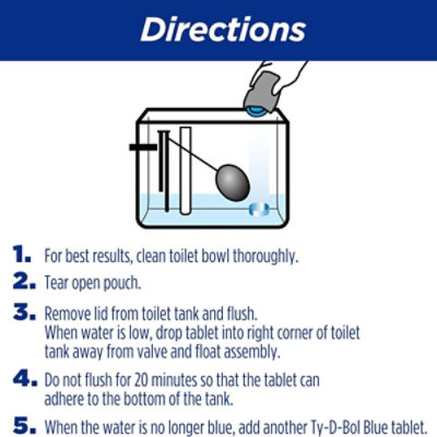 Ty D Bol Toilet Auto Blue Tablet - 5 CT - Image 6
