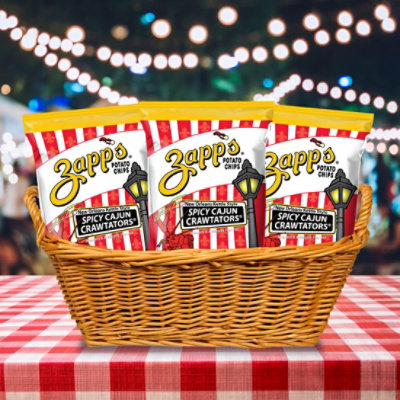 Zapps Chips Spicy Cajun Crawtators 8oz - 8 OZ - Image 5
