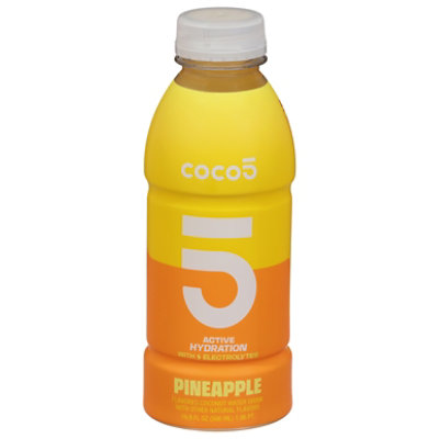 Coco5 Coconut Water Pineapple - 16.9 FZ - Image 1