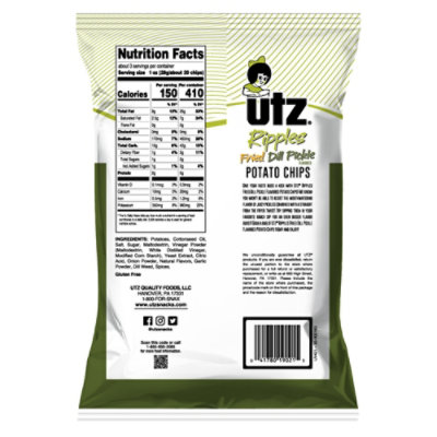 Utz Ripples Fried Dill Pickle 2.75oz - 2.75 OZ - Image 7