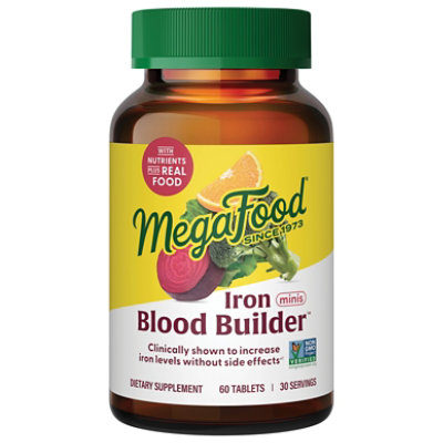 Megafood Blood Builder Minis,iron Supplement 30 Count - 60 CT - Image 2