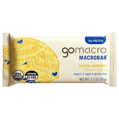 Gomacro Bar Lemon Lemon Organic - 2.3 OZ - Image 1