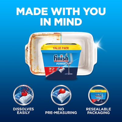 FInish Powerball Automatic Dishwasher Detergent Tabs Value Pack - 84 Count - Image 6