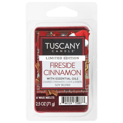 Tuscany Candle Fireside Cinnamon Wax Melt - Each - Image 1