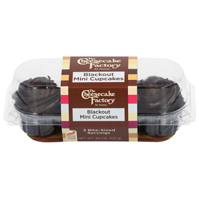 Cheesecake Factory Mini Blackout Cupcakes - 3.6 Oz - Image 1