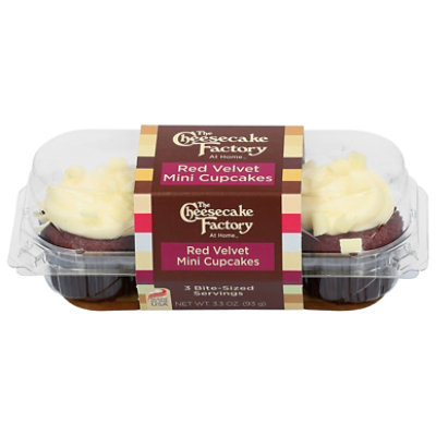 Cheesecake Factory Mini Red Velvet Cupcakes - 3.3 Oz - Image 1