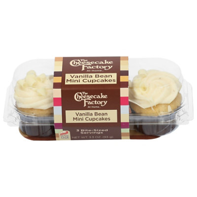 Cheesecake Factory Mini Vanilla Bean Cupcakes - 3.3 Oz - Image 1