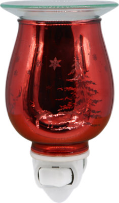 Tuscany Candle Red Glass Outlet Fragrance Warmer - Each - Image 1