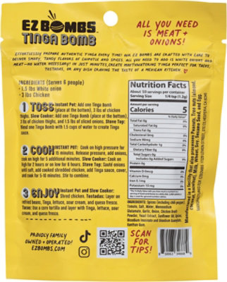 Ez Bombs Bomb Tinga Seasoning - 2.5 Oz - Image 5