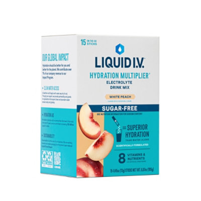 Liquid I.v. 15ct Sugar Free White Peach - 15 CT - Image 3