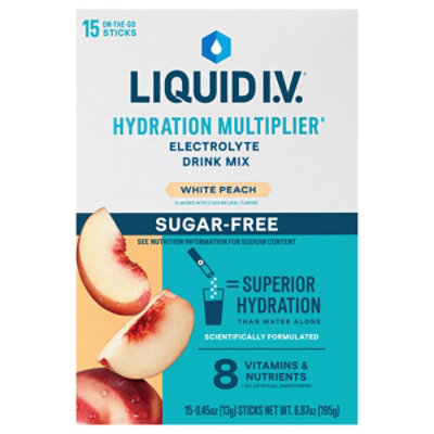 Liquid I.V. Sugar Free Hydration Multiplier Lemon Lime Electrolyte