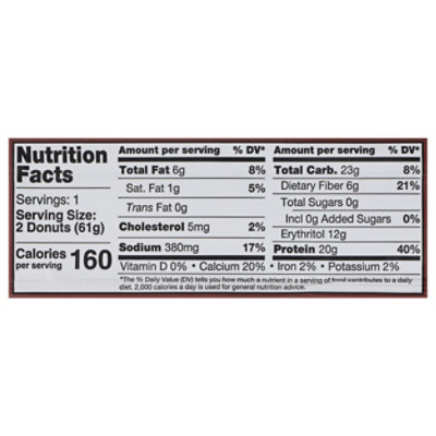 Legendary Chocolate Dipped Protein Donut - 2.15 OZ - Image 3