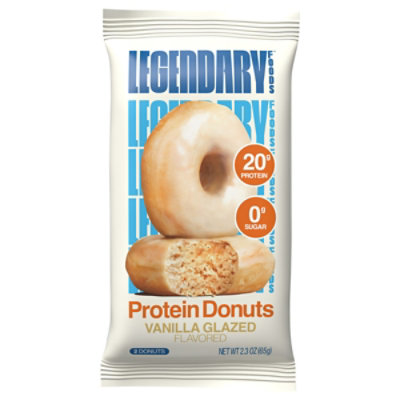 Legendary Vanilla Glaze Protein Donuts - 2.3 OZ - Image 1