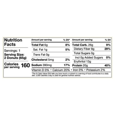 Legendary Vanilla Glaze Protein Donuts - 2.3 OZ - Image 3