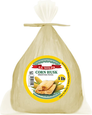 La Milpa Corn Husk Hojas Para Tamal - 16 Oz - Image 1