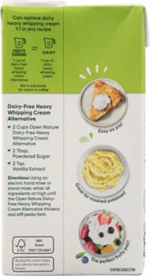Open Nature Heavy Whipping Cream Dairy Free 16.9 Fz - 16.9 FZ - Image 5