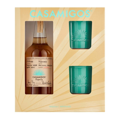 Casamigos Reposado W/tumbler Vap 750 Ml - 750 ML - Image 1