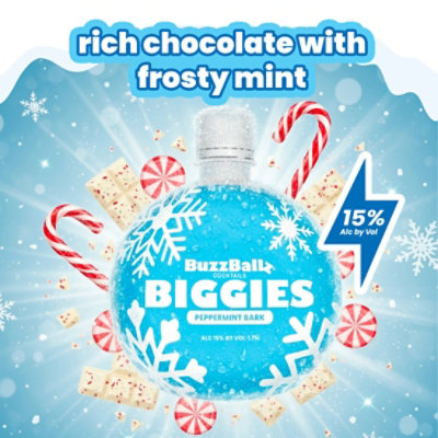 Buzzballz Cocktails Biggies Peppermint Bark Bottle - 1.75 L - Image 2