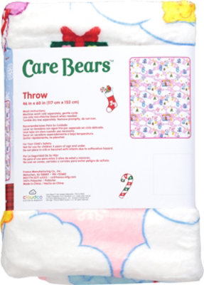 Franco Manufacturing Holiday Care Bears Blanket - Each - Image 3