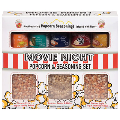 Wabash Valley Farms Movie Night Popcorn And Seasoning Set - Each - Image 1