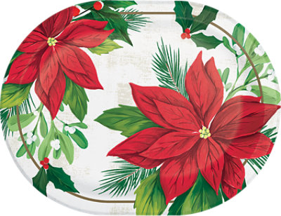 Ssel Festive Flowers Platters - 8 CT - Image 1