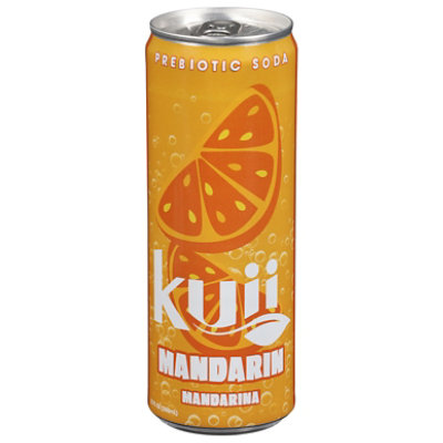 Kuii Prebiotic Soda Mandarin - 12 FZ - Image 1