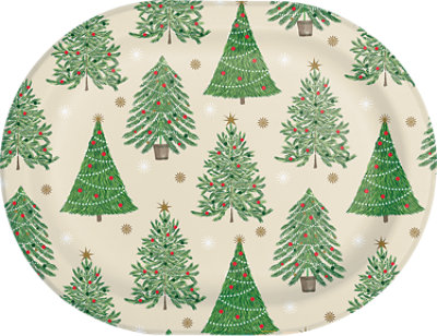Ssel Merry Pines Oval Platters - 8 CT - Image 1