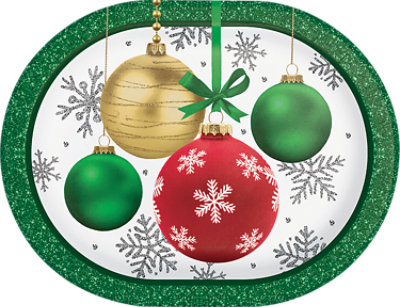 Ssel Elegant Ornaments Platters - 8 CT - Image 1