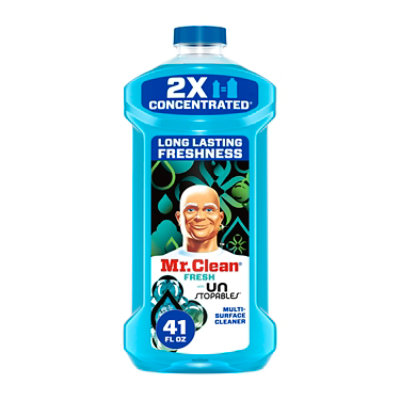 Mr.clean Multi-surface 2x Concentrated Cleaner With Unstopables, Fresh - 41 Fl. Oz. - 41 FZ - Image 1