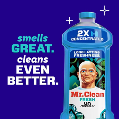 Mr.clean Multi-surface 2x Concentrated Cleaner With Unstopables, Fresh - 41 Fl. Oz. - 41 FZ - Image 6