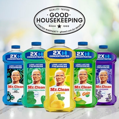 Mr. Clean Multi-surface Cleaner 2x Concentrated, With Febreze Freshness Meadows & Rain - 41 Fl. Oz - 41 FZ - Image 6