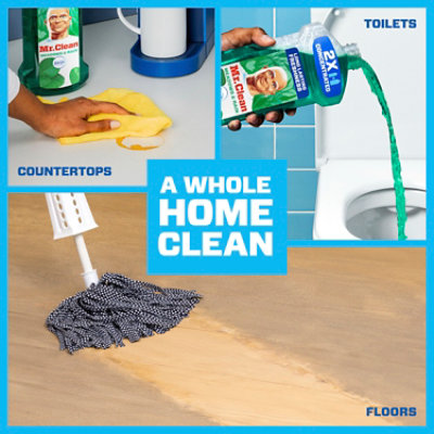 Mr. Clean Multi-surface Cleaner 2x Concentrated, With Febreze Freshness Meadows & Rain - 41 Fl. Oz - 41 FZ - Image 3