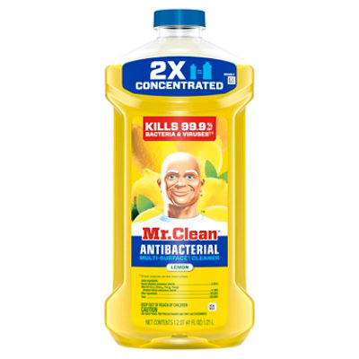 Mr. Clean Antibacterial Multi-surface Cleaner 2x Concentrated, Lemon - 41 Fl. Oz. - 41 FZ - Image 8