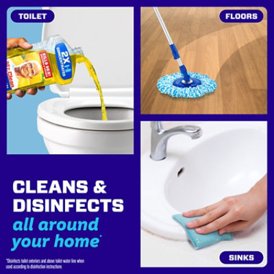 Mr. Clean Antibacterial Multi-surface Cleaner 2x Concentrated, Lemon - 41 Fl. Oz. - 41 FZ - Image 3