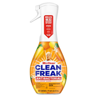 Mr. Clean Clean Freak Antibacterial Multi-surface Cleaner Spray, Summer Citrus - 16 Fl. Oz. - 16 FZ - Image 8