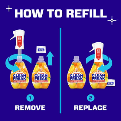 Mr. Clean Clean Freak Antibacterial Multi-surface Cleaner Spray, Summer Citrus - 16 Fl. Oz. - 16 FZ - Image 6