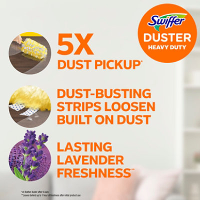 Swiffer Heavy Duty Dusters, Febreze Freshness Lavender - 6 Ct. - 6 CT - Image 2