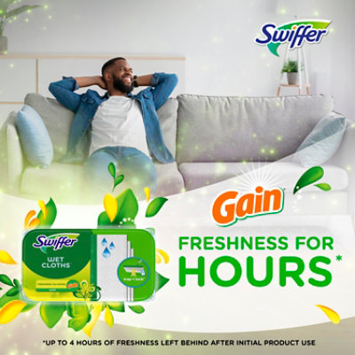 Swiffer Wet Mopping Cloths, With Gain Scent - 24 Count - Image 2