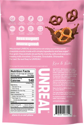 Unreal Milk Chocolate Pretzels - 3.5 Oz - Image 5