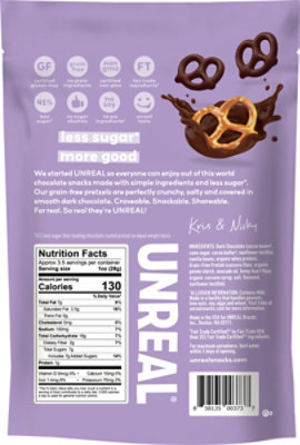 Unreal Dark Chocolate Pretzels - 3.5 Oz - Image 5